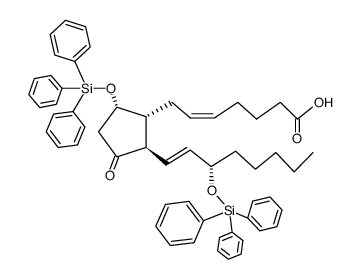 PGD2 9,15-bis(triphenylsilyl ether)结构式