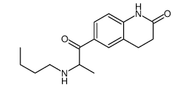 6-[2-(butylamino)propanoyl]-3,4-dihydro-1H-quinolin-2-one结构式