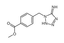 methyl 4-[(5-aminotetrazol-1-yl)methyl]benzoate结构式