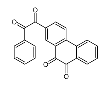 2-(2-oxo-2-phenylacetyl)phenanthrene-9,10-dione Structure