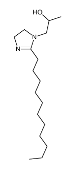 4,5-dihydro-alpha-methyl-2-undecyl-1H-imidazole-1-ethanol structure