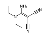 2-[amino(diethylamino)methylidene]propanedinitrile结构式