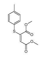 dimethyl 2-(4-methylphenyl)sulfanylbut-2-enedioate结构式