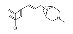 3-[3-(p-Chlorophenyl)allyl]-8-methyl-3,8-diazabicyclo[3.2.1]octane Structure