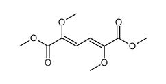 α,α'-Dimethoxy-trans,trans-muconsaeure-dimethylester Structure