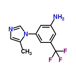 3-(5-Methyl-1H-imidazol-1-yl)-5-(trifluoromethyl)aniline picture