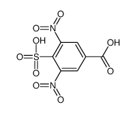 3,5-dinitro-4-sulfobenzoic acid结构式