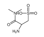 (2R)-2-amino-3-(dimethylamino)-3-oxopropane-1-sulfonic acid Structure