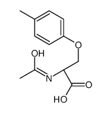 (2S)-2-acetamido-3-(4-methylphenoxy)propanoic acid Structure