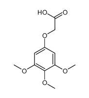 2-(3,4,5-trimethoxyphenoxy)acetic acid Structure