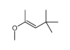 (E)-2-methoxy-4,4-dimethylpent-2-ene Structure