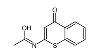 N-(4-oxothiochromen-2-yl)acetamide结构式