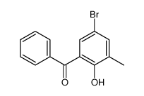 (5-bromo-2-hydroxy-3-methylphenyl)-phenylmethanone结构式