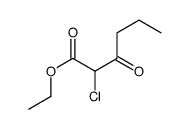 ethyl 2-chloro-3-oxohexanoate结构式