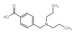 4-[(dipropylamino)methyl]benzoic acid结构式