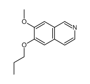Isoquinoline, 7-methoxy-6-propoxy- (9CI)结构式