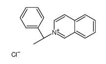 2-[(1S)-1-phenylethyl]isoquinolin-2-ium,chloride结构式