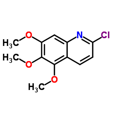 2-Chloro-5,6,7-trimethoxyquinoline Structure