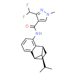 Isopyrazam,anti-(+/-)-结构式