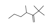 2-tert-butyl-3-methyl-hex-1-ene结构式