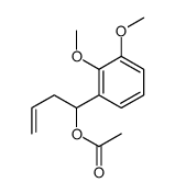 1-(2,3-dimethoxyphenyl)but-3-enyl acetate结构式
