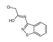 N-1,2-Benzisothiazol-3-yl-2-chloroacetamide结构式