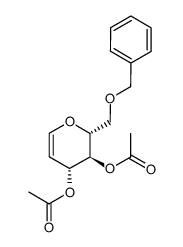 3,4-Di-O-acetyl-6-O-benzyl-D-glucal结构式
