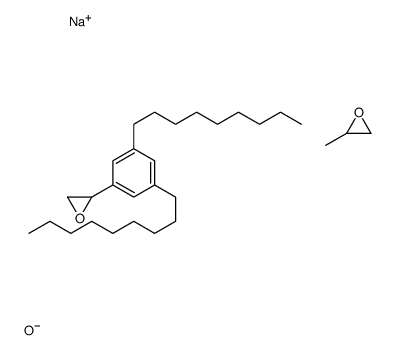 sodium,2-[3,5-di(nonyl)phenyl]oxirane,hydrogen sulfate,2-methyloxirane结构式