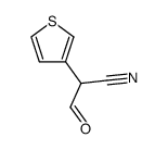 2-(thien-3-yl)-3-oxopropanenitrile Structure