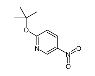 Pyridine, 2-(1,1-dimethylethoxy)-5-nitro- (9CI) Structure