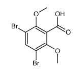 3,5-dibromo-2,6-dimethoxybenzoic acid Structure