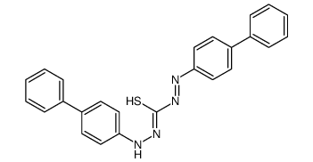 Diazenecarbothioic acid, (1,1'-biphenyl)-4-yl-, 2-(1,1'-biphenyl)-4-ylhydrazide结构式
