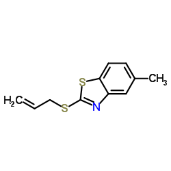 Benzothiazole, 5-methyl-2-(2-propenylthio)- (9CI) picture