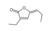 3-ethyl-5-propylidenefuran-2-one Structure