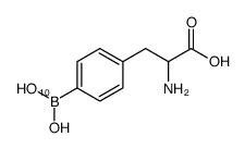 2-amino-3-(4-dihydroxyboranylphenyl)propanoic acid结构式