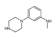 Benzenamine, N-methyl-3-(1-piperazinyl)- (9CI) Structure