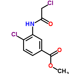 Methyl 4-chloro-3-[(chloroacetyl)amino]benzoate Structure