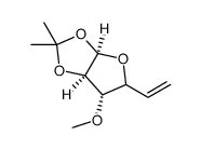 beta-L-threo-Hex-5-enofuranose, 5,6-dideoxy-3-O-methyl-1,2-O-(1-methylethylidene)-, (4Xi)- (9CI) picture