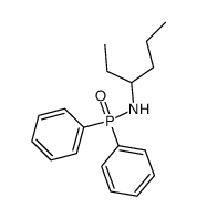 N-(hexan-3-yl)-P,P-diphenylphosphinic amide Structure