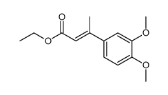 3-(3,4-dimethoxy-phenyl)-crotonic acid ethyl ester结构式