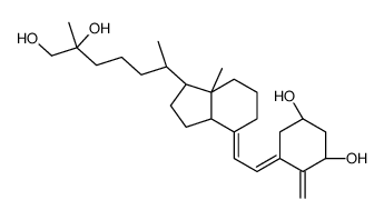 (1R,3S,5Z)-5-[(2E)-2-[(1R,3aS,7aR)-1-[(2R,6S)-6,7-dihydroxy-6-methylheptan-2-yl]-7a-methyl-2,3,3a,5,6,7-hexahydro-1H-inden-4-ylidene]ethylidene]-4-methylidenecyclohexane-1,3-diol结构式