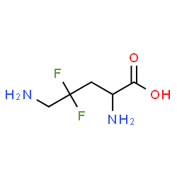 Ornithine, 4,4-difluoro- (9CI)结构式