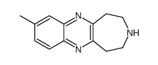 1H-Azepino[4,5-b]quinoxaline,2,3,4,5-tetrahydro-8-methyl-(9CI) structure