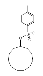 toluene-4-sulfonic acid cycloundecyl ester结构式
