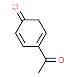 2,4-Cyclohexadien-1-one, 4-acetyl- (9CI) structure