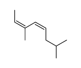 (ZZ)-3,7-dimethylocta-2,4-diene Structure