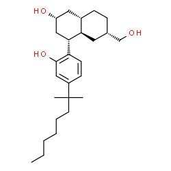 (2S,4aα,8aβ)-8β-[4-(1,1-Dimethylheptyl)-2-hydroxyphenyl]decahydro-6β-hydroxy-2β-naphthalenemethanol Structure