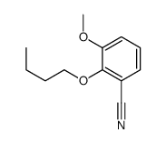 2-butoxy-3-methoxybenzonitrile Structure