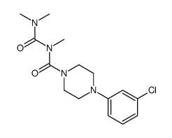 1-(3-Chlorophenyl)-4-(2,4,4-trimethylallophanoyl)piperazine结构式