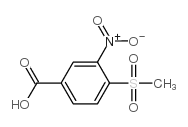 4-(Methylsulfonyl)-3-nitrobenzoic acid Structure